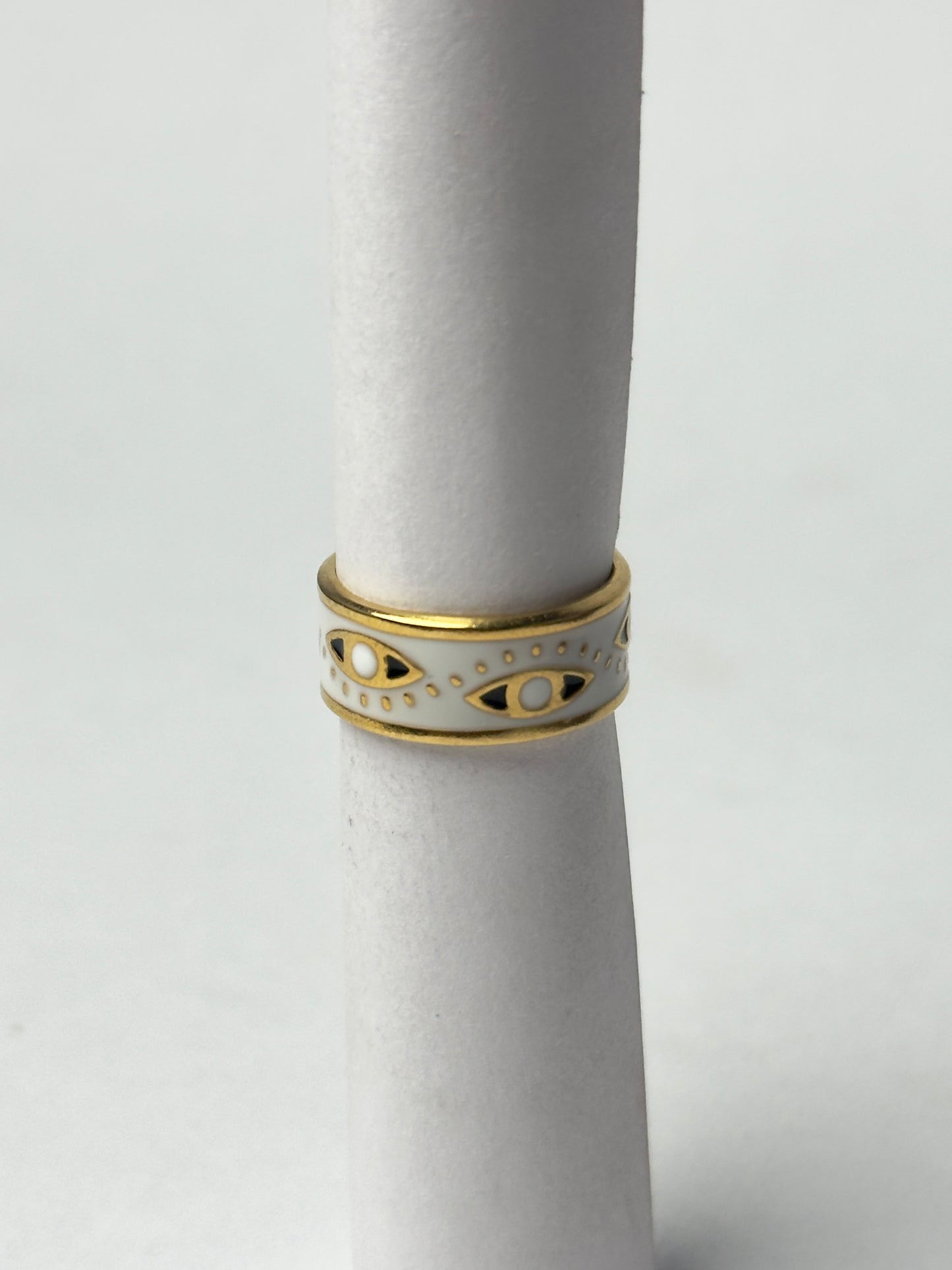 Evil eye 18k Gold plated Ring Sheessence