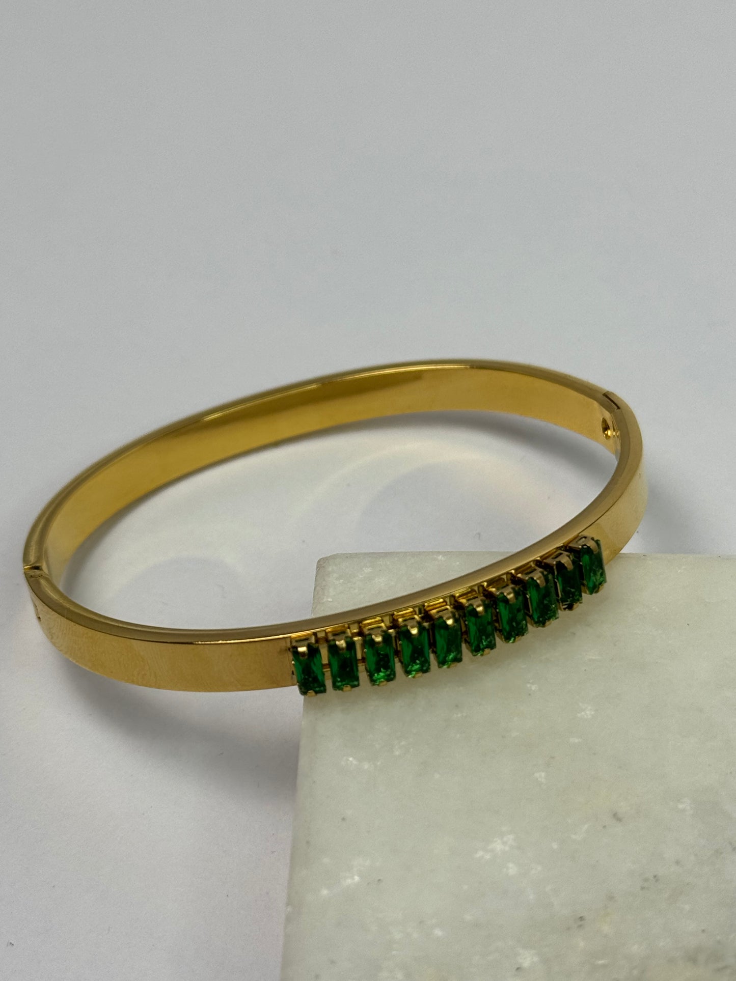 Chic 18K Gold Plated Stackable Kada | Waterproof Stainless Steel Wrist Bangle | Classic Gold Cuff for Women- Sheessence