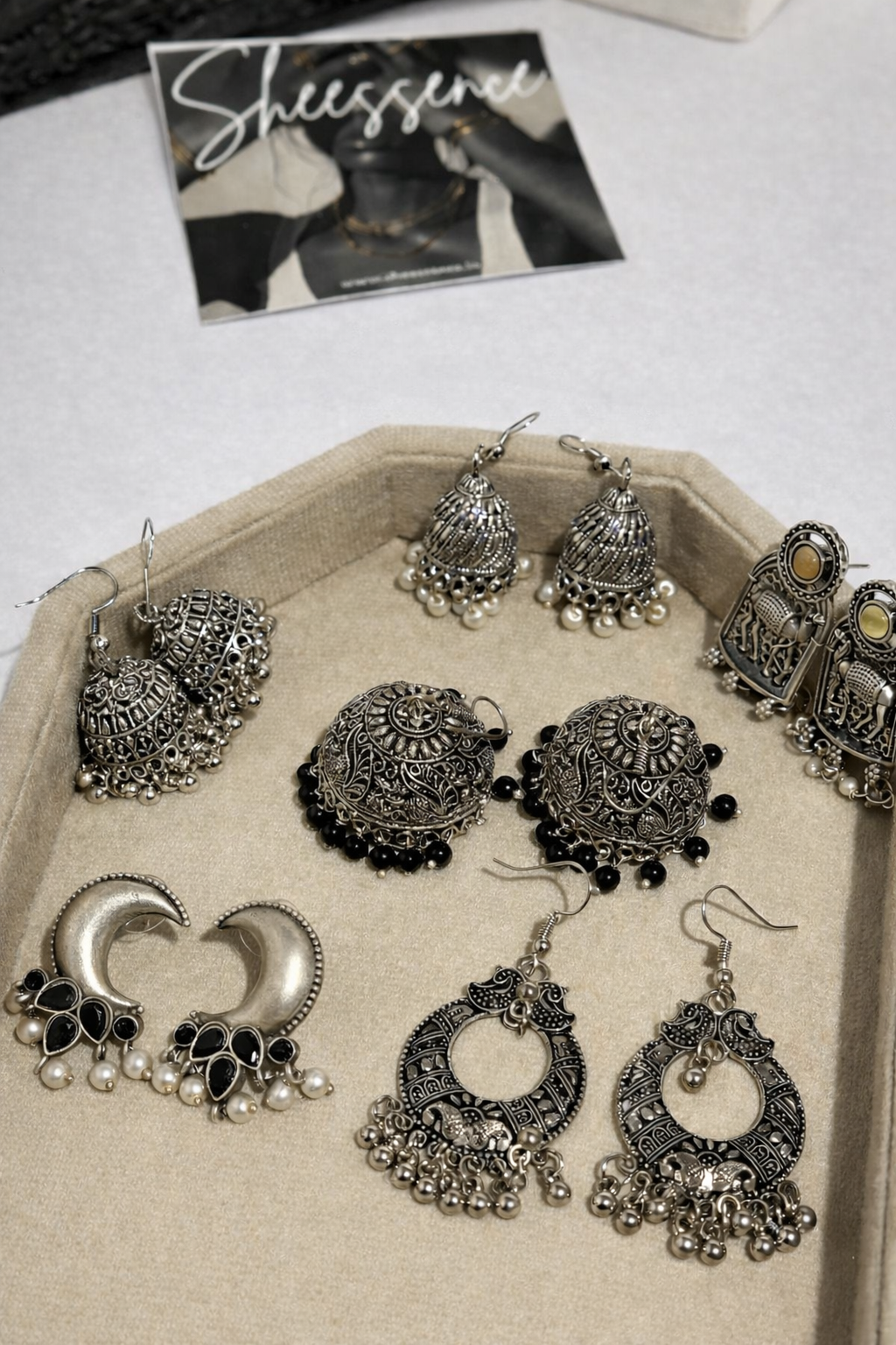 Must have Jaipuri minimal jhumka’s pack of 6