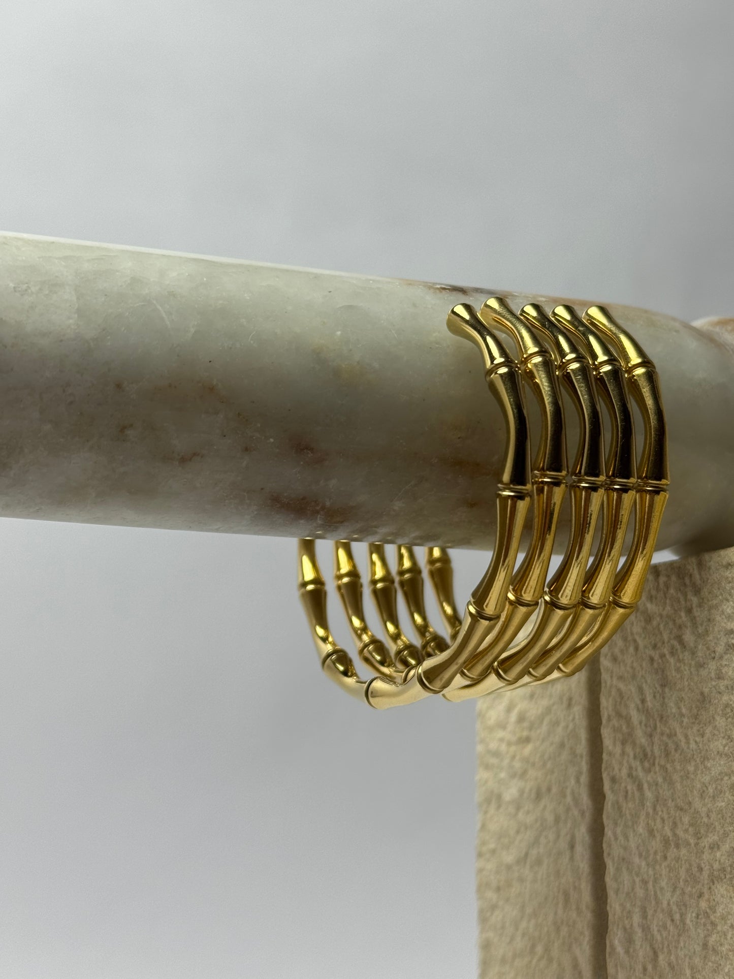 18k Gold plated stainless steel kada Braclet -Sheessence