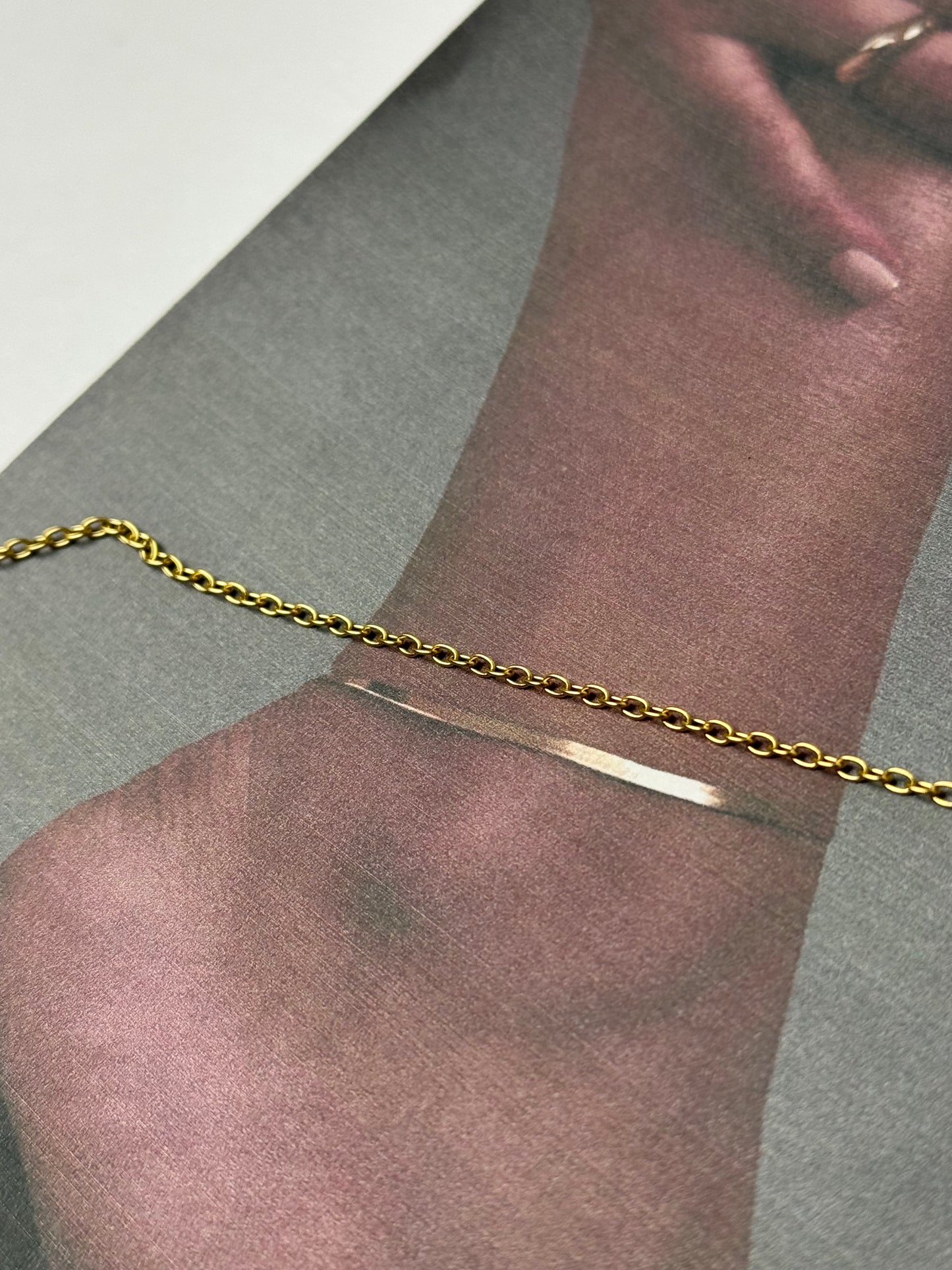 The Skinny Stack Anklet-Waterproof 304 Stainless Steel Anklet