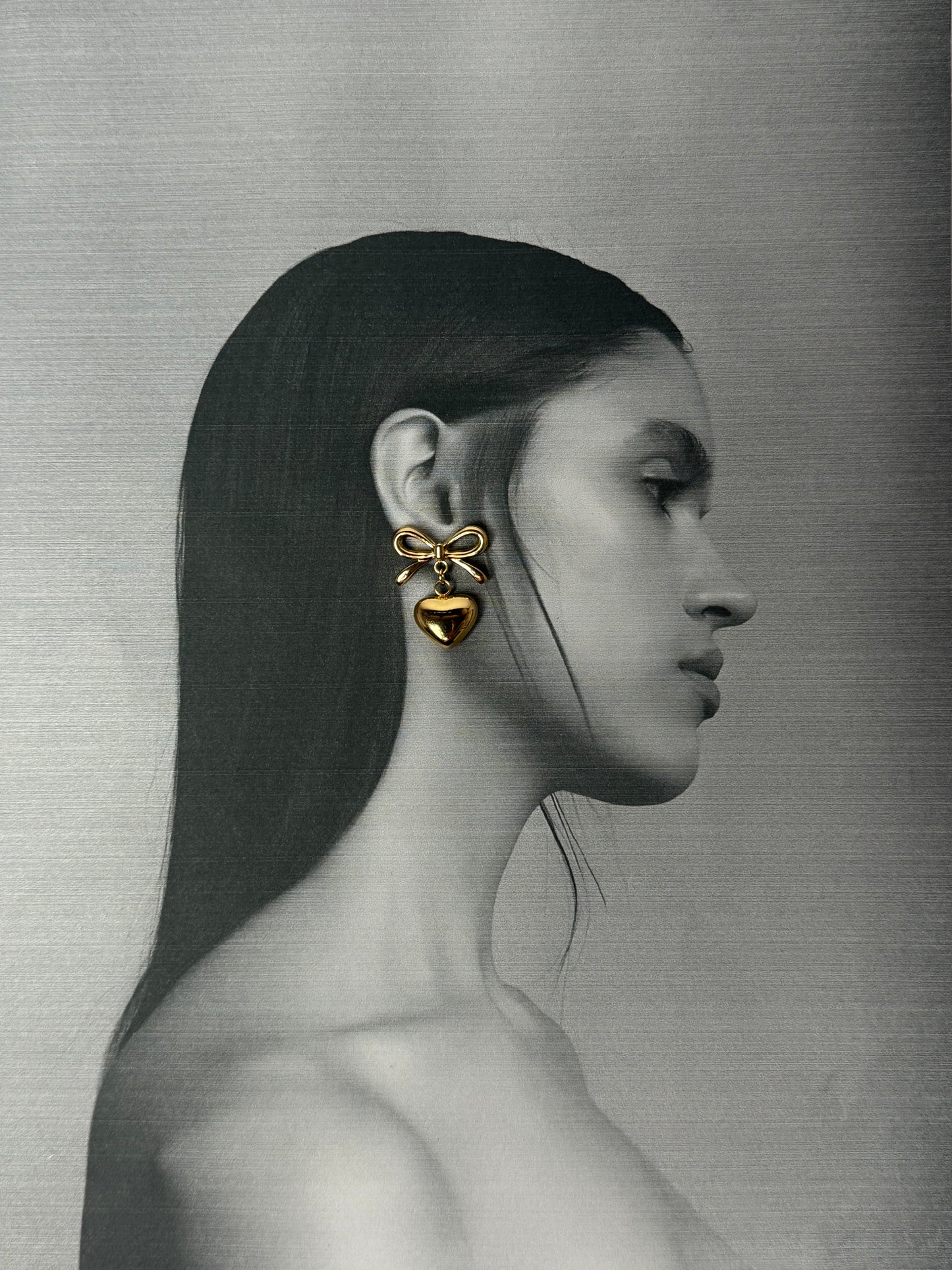Heart bow studs - Sheessence