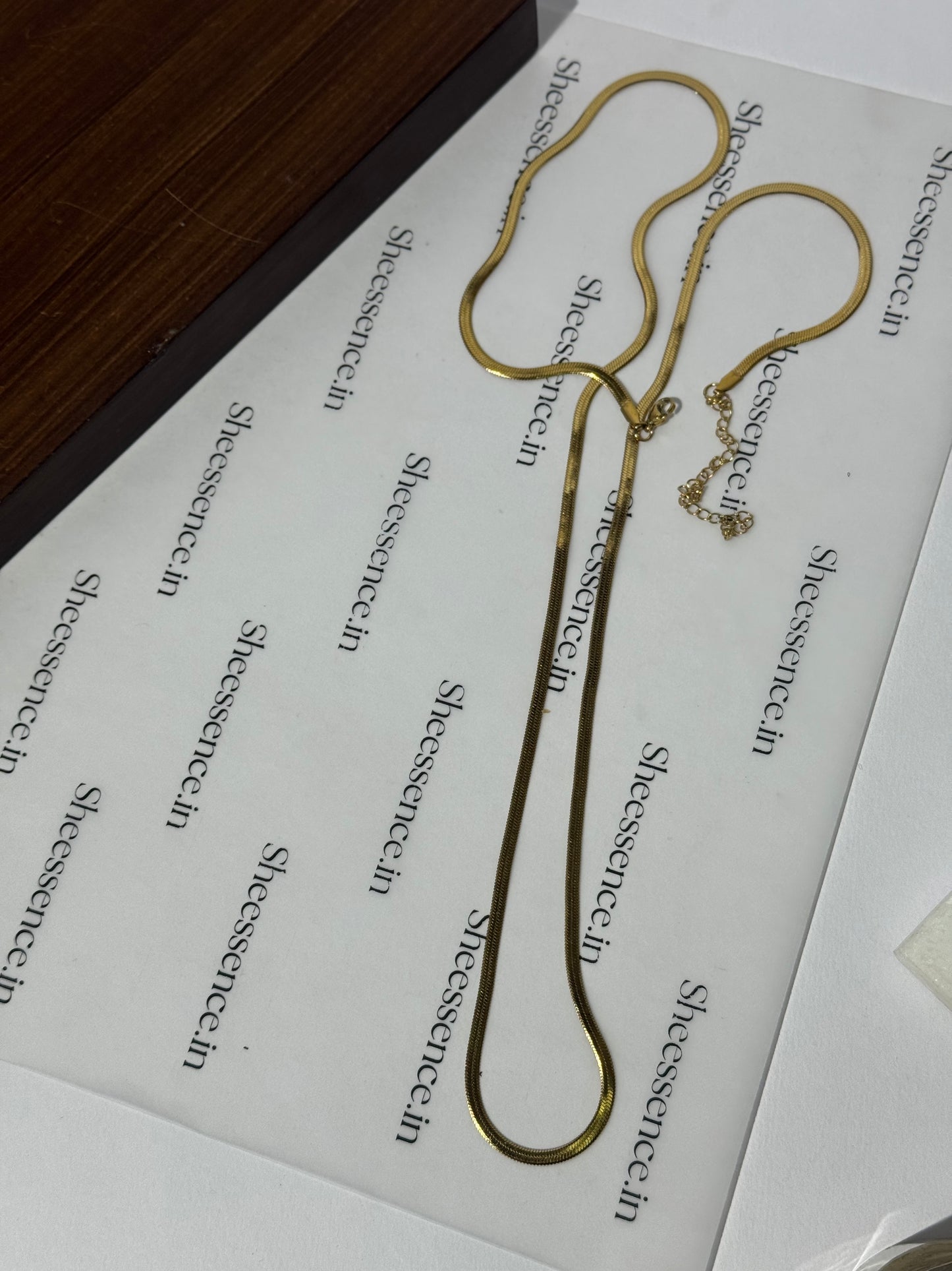 18K Gold plated stainless steel waist chain