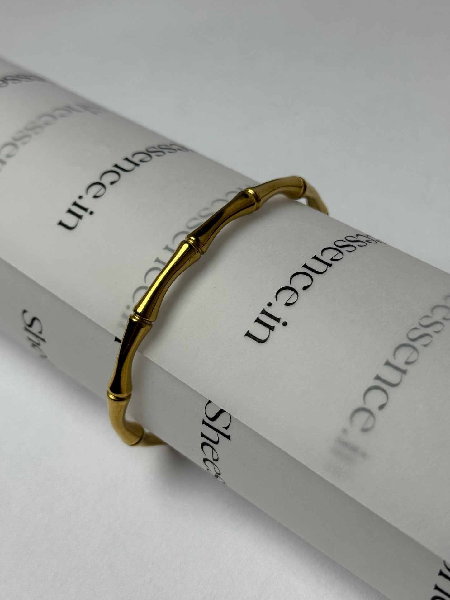 18k Gold plated stainless steel kada Braclet -Sheessence