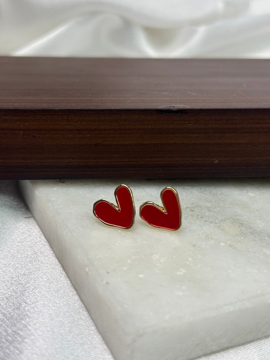 Mini Heart Stud -Sheessence