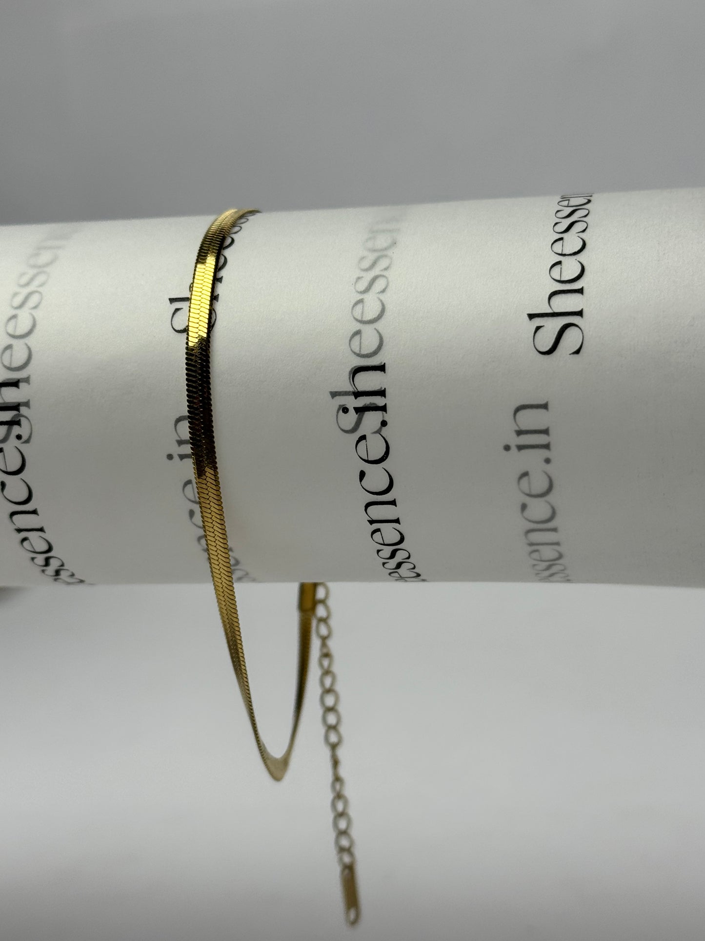 Essential Snake Gold Chain- Waterproof Stainless Steel Anklet