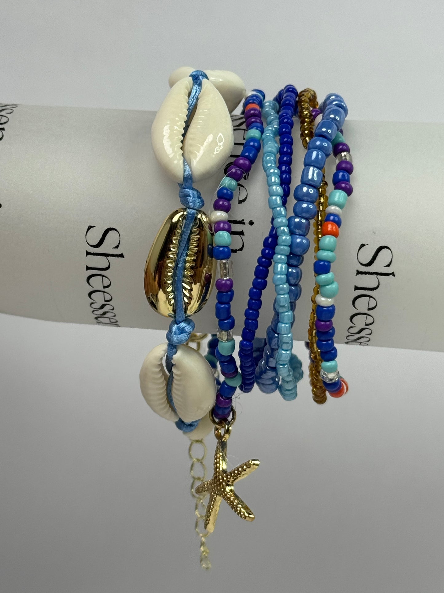 Beaded Multilayer beach shell bracelets Sheessence