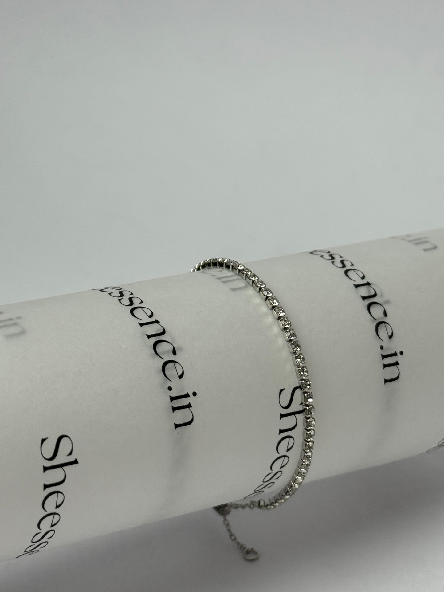 Classic Tennis Bracelet in Polished 304 Steel - Hypoallergenic & Waterproof