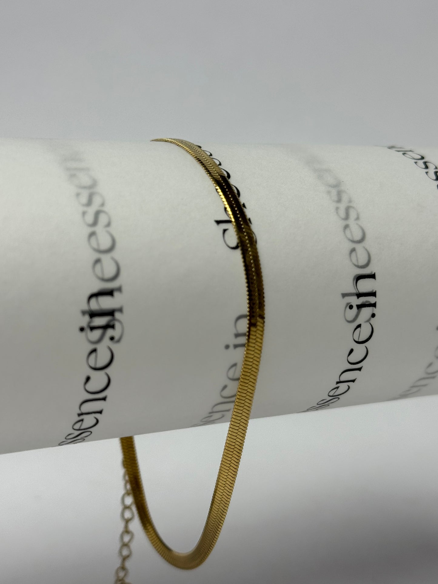 Essential Snake Gold Chain- Waterproof Stainless Steel Anklet