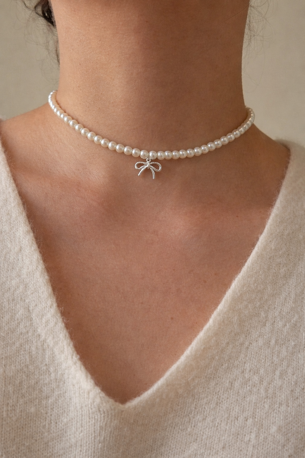 Preety pearl choker -￼Sheessence